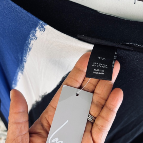 Lane Bryant Color block Knit Maxi Skirt NWT Size 18/20 - Picture 2 of 3